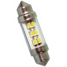 JKL Components LED Car Bulb Festoon Shape 12 W Power 6000K White LE-0909-11NW