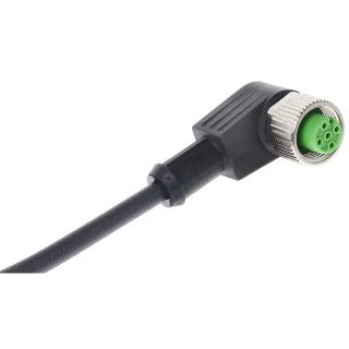 Murrelektronik Limited Sensor Actuator Cable Female 4 Way Right Angle to Unterminated Free End 5 m 7000-12341-6340500