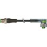 Murrelektronik Limited Sensor Actuator Cable Female 4 Way Right Angle to Male 4 Way Straight 24V 600 mm 7000-40341-6340060