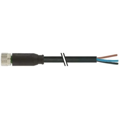 Murrelektronik Limited Female 3 Way Straight to Unterminated Free End Sensor Actuator Cable 3m 7000-08041-6300300
