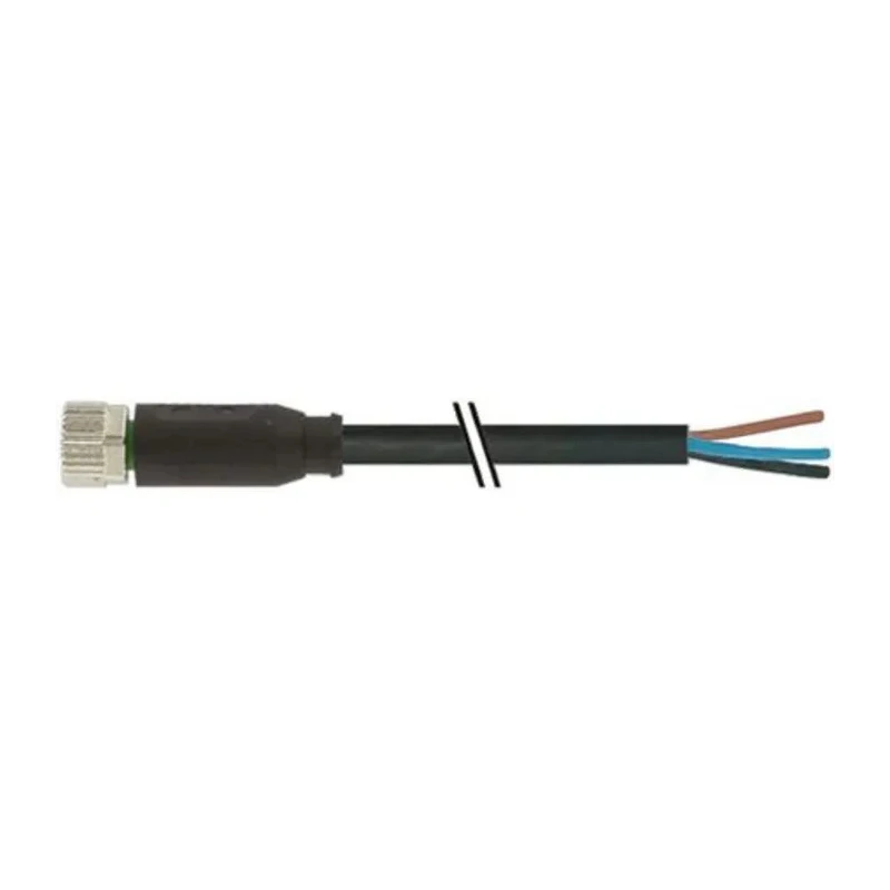 Murrelektronik Limited Female 3 Way Straight to Unterminated Free End Sensor Actuator Cable 3m 7000-08041-6300300