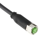Murrelektronik Limited Sensor Actuator Cable Female 3 way Straight to 3 way Unterminated, Polyurethane 7000-08041-6301000