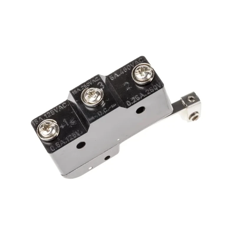 RS PRO Roller Lever Micro Switch Screw Terminal 15A 250V AC/DC SPCO IP40 797-2517