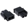 Molex Mega-Fit Male Connector Housing 5.7 mm Pitch 2 Way 2 Row Straight 171692-0102