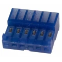 TE Connectivity 8-Way Shrouded IDC Connector Female for Cable 1 Row 250V AC 5A 2.54mm Pitch MTA-100 Series 3-643815-8
