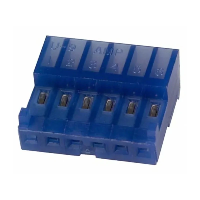 TE Connectivity 8-Way Shrouded IDC Connector Female for Cable 1 Row 250V AC 5A 2.54mm Pitch MTA-100 Series 3-643815-8