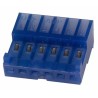 TE Connectivity 8-Way Shrouded IDC Connector Female for Cable 1 Row 250V AC 5A 2.54mm Pitch MTA-100 Series 3-643815-8