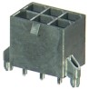 Molex Mega-Fit Series Straight Through Hole PCB Header, Shrouded, 4 Contacts, 5.7 mm Pitch, 2 Row, 600V, 23A 172065-0004