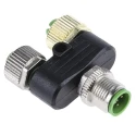 Murrelektronik Limited Straight Circular Connector Adapter 5-Contact M12 Male to M12 Female 60V 4A Zinc 7000-41121-0000000