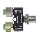 Murrelektronik Limited Straight Circular Connector Adapter 5-Contact M12 Male to M12 Female 60V 4A Zinc 7000-41121-0000000