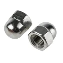 RS PRO Plain Stainless Steel Dome Nut M16, DIN 1587, Metric Thread, Overall Height 28mm 797-6080