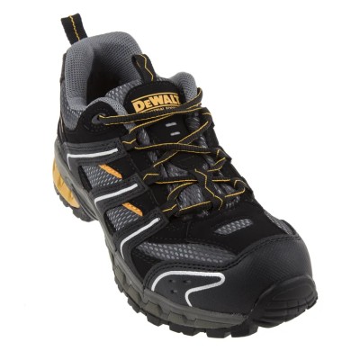 DeWALT Men's Black Composite Safety Trainer UK Size 7 EU 41 Lace Up Non-Metallic Midsole SB SRA Safety Rating Cutter/7
