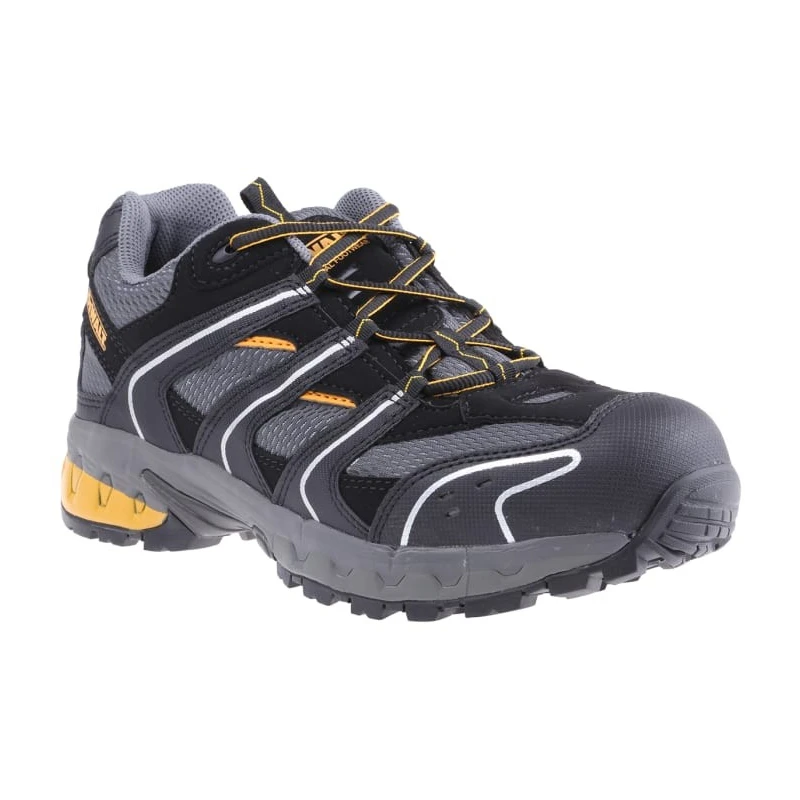 DeWALT Men's Black Composite Safety Trainer, UK 8, EU 42, Composite Toe, Lace Up, EN ISO 20345 Certified Cutter/8