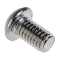 RS PRO Plain Stainless Steel Hex Socket Button Screw M6 x 10 mm 797-6096