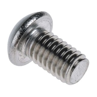 RS PRO Plain Stainless Steel Hex Socket Button Screw M6 x 10 mm 797-6096