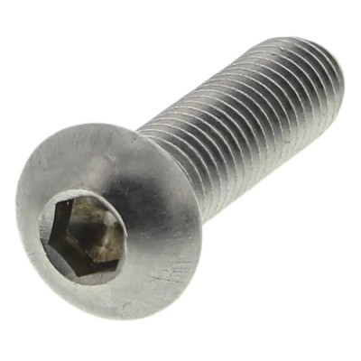 RS PRO Plain Stainless Steel Hex Socket Button Screw M8 x 30 mm 797-6103