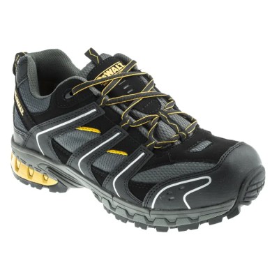 DeWALT Men's Black Composite Safety Trainer, UK 11, EU 45, Lace Up, Composite Toe, EN ISO 20345 SB SRA Cutter/11