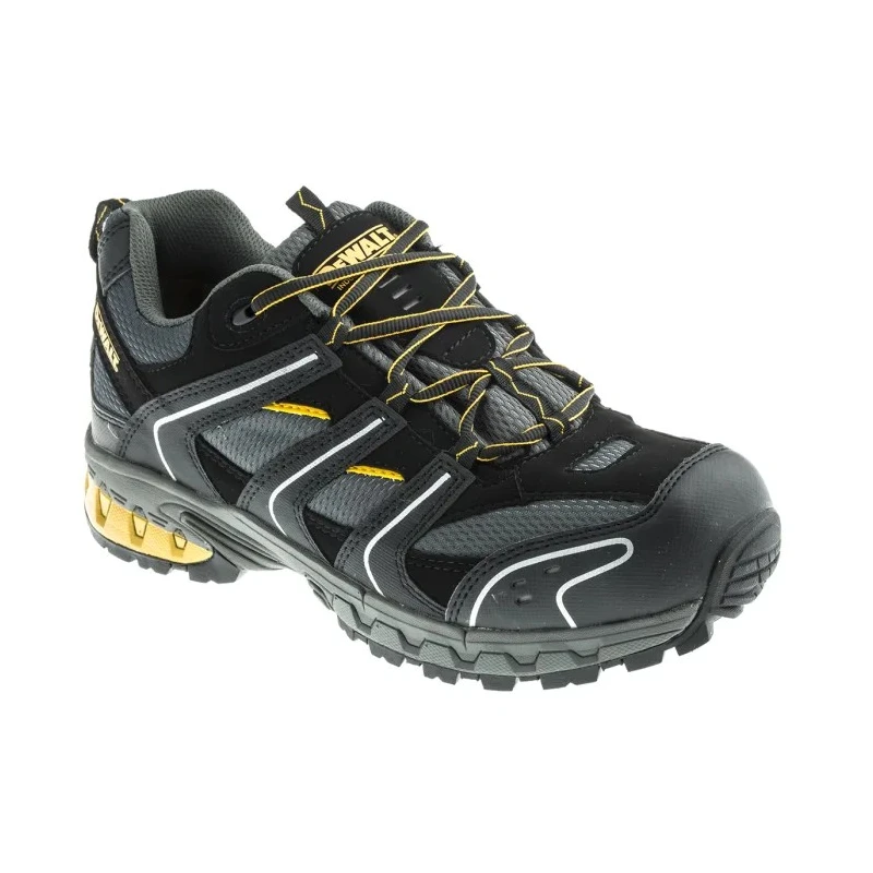 DeWALT Men's Black Composite Safety Trainer, UK 11, EU 45, Lace Up, Composite Toe, EN ISO 20345 SB SRA Cutter/11
