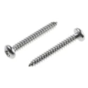 RS PRO Plain Stainless Steel Pan Head Self-Tapping Screw 32 mm Thread Size 8 797-6137