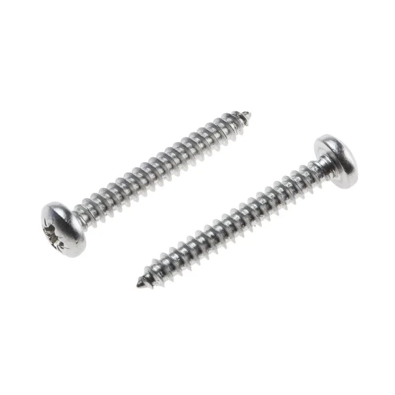 RS PRO Plain Stainless Steel Pan Head Self-Tapping Screw 32 mm Thread Size 8 797-6137