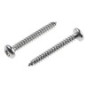 RS PRO Plain Stainless Steel Pan Head Self-Tapping Screw 32 mm Thread Size 8 797-6137