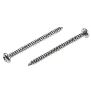 RS PRO Stainless Steel Pan Head Pozidriv Self-Tapping Screw 50 mm Thread Size 8 A2 Grade 797-6140