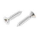 RS PRO Plain Stainless Steel Countersunk Head Pozidriv Self-Tapping Screw 16 mm Thread Size 6 Grade A2 797-6153