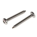 RS PRO Plain Stainless Steel Pan Head Self-Tapping Screw 32 mm Thread Size 10 A2 Grade 797-6147