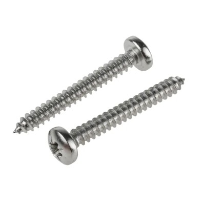 RS PRO Stainless Steel Pan Head Self-Tapping Screw 38 mm Thread Size 10 A2 Grade 797-6156