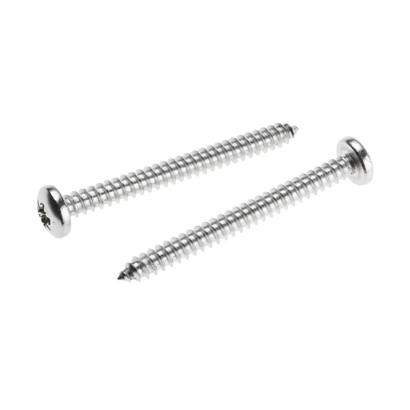 RS PRO Stainless Steel Pan Head Pozidriv Self-Tapping Screw 50 mm Thread Size 10 797-6159