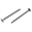 RS PRO Plain Stainless Steel Countersunk Head Self-Tapping Screw 38 mm Thread Size 8 Model 797-6162
