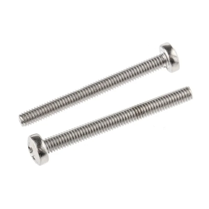 RS PRO Pozidriv Pan Stainless Steel Machine Screw 40mm M4 797-6200
