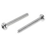 RS PRO Pozidriv Pan Stainless Steel Machine Screw 30 mm M4 797-6207