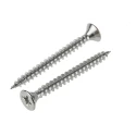 RS PRO Pozidriv Countersunk Stainless Steel Wood Screw, Chrome Plated, Black, Zinc Plated, Nickel Plated, 5 mm 797-6232