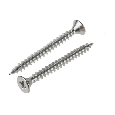 RS PRO Pozidriv Countersunk Stainless Steel Wood Screw, Chrome Plated, Black, Zinc Plated, Nickel Plated, 5 mm 797-6232