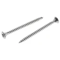 RS PRO Pozidriv Countersunk Stainless Steel Wood Screw 4 mm Thread 50 mm Length 797-6235