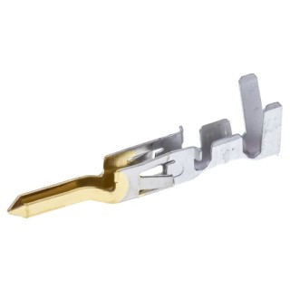 Molex 5558 Series Male Crimp Terminal 9A Current Gold Plated Brass for 24 to 18 AWG Wire 39-00-0431