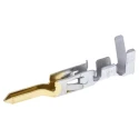 Molex 5558 Series Male Crimp Terminal, 24 AWG Min Crimp, 18 AWG Max, Brass Contact with Gold Plating, 9A Current 39-00-0431