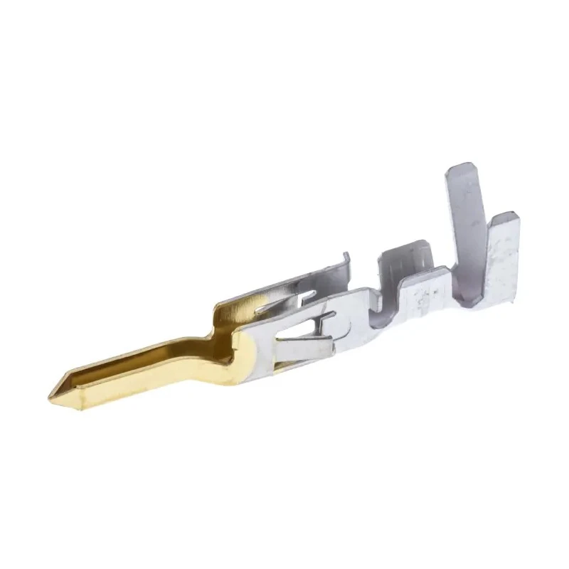 Molex 5558 Series Male Crimp Terminal, 24 AWG Min Crimp, 18 AWG Max, Brass Contact with Gold Plating, 9A Current 39-00-0431