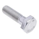 RS PRO Plain Stainless Steel Hex Bolt M10 x 35 mm DIN 931 304 Grade 797-6282