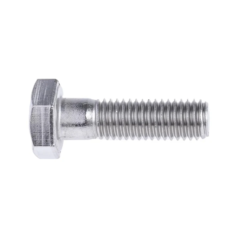 RS PRO Plain Stainless Steel Hex Bolt M10 x 35 mm DIN 931 304 Grade 797-6282