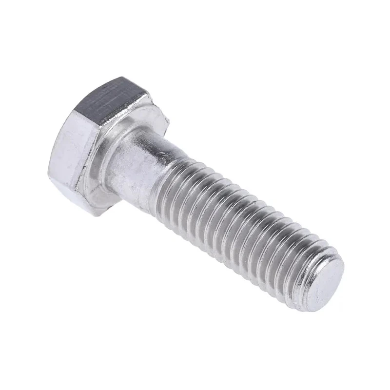 RS PRO Plain Stainless Steel Hex Bolt M10 x 35 mm DIN 931 304 Grade 797-6282