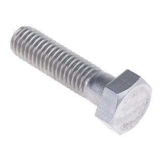RS PRO Stainless Steel Hex Bolt M8 x 30 mm Plain Finish 304 Grade DIN 931 797-6288