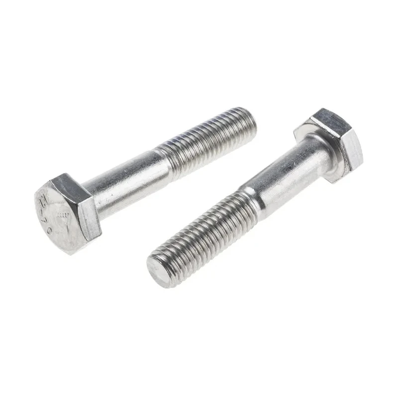 RS PRO Plain Stainless Steel Hex Bolt M10 x 55 mm A2 Type 304, DIN 931 797-6291