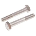 RS PRO Stainless Steel Hex Bolt M10 x 65 mm, Grade 304, Plain Finish, DIN 931 Thread 797-6294