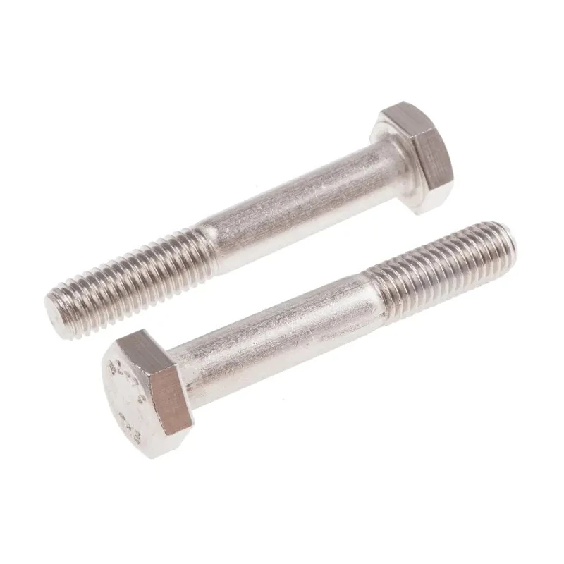 RS PRO Stainless Steel Hex Bolt M10 x 65 mm, Grade 304, Plain Finish, DIN 931 Thread 797-6294