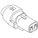 Molex Mizu-P25 Female Connector Housing 2.5 mm Pitch 3 Way 1 Row Straight 52213-0311