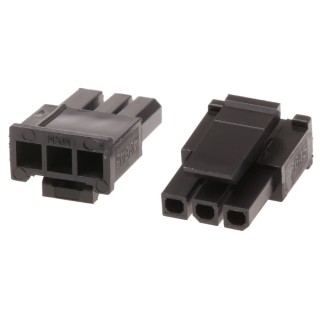 Molex Micro-Fit 3.0 Female Connector Housing, 3 mm Pitch, 3 Way, 1 Row Straight 43645-0308