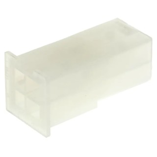 Molex Mini-Fit Jr Male Connector Housing, 4.2 mm Pitch, 4 Way, 2 Row Straight 39-01-3043