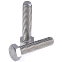 RS PRO Plain Stainless Steel Hex Bolt M12 x 55 mm, Grade A2, DIN 933 797-6345